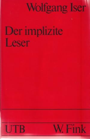 Image du vendeur pour Der implizite Leser. Kommunikationsformen des Romanns von Bunyan bis Beckett mis en vente par In 't Wasdom - antiquariaat Cornelissen & De Jong
