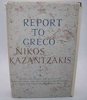 Seller image for Report to Greco for sale by Easy Chair Books