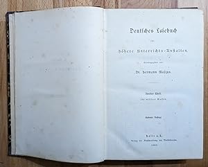 Deutsches Lesebuch für höhere Unterrichts-Anstalten : Zweiter (2.)Theil für mittlere Klassen.