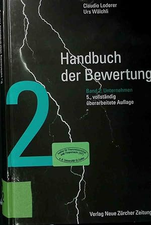 Seller image for Handbuch der Bewertung; Bd. 2., Unternehmen for sale by books4less (Versandantiquariat Petra Gros GmbH & Co. KG)