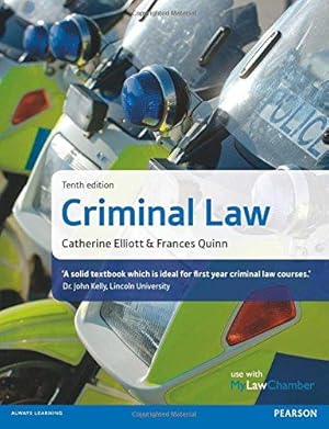 Bild des Verkufers fr Criminal Law zum Verkauf von WeBuyBooks