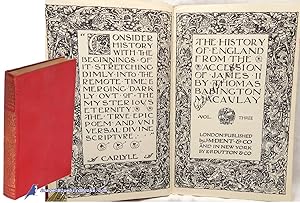 The History of England from the Accession of James II (Volume Three only, of three) (Everyman's L...