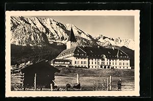 Bild des Verkufers fr Ansichtskarte Mittenwald / Bayer. Hochland, Schloss Ellmau zum Verkauf von Bartko-Reher