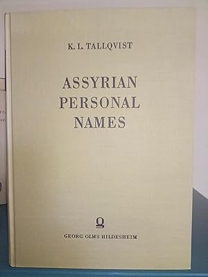 Imagen del vendedor de Assyrian Personal Names a la venta por Library of Religious Thought