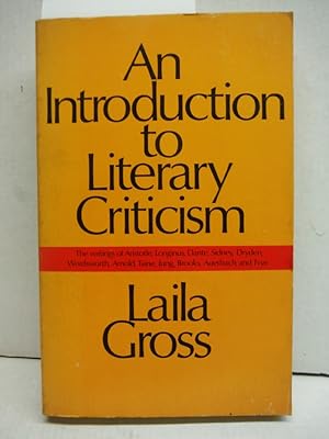 Introduction to Literary Criticism: An Anthology