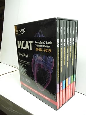 MCAT Complete 7-Book Subject Review 2018-2019: Online + Book (Kaplan Test Prep)