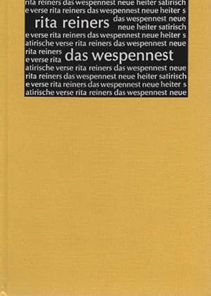 Imagen del vendedor de Das Wespennest : neue heiter satir. Verse. a la venta por Schrmann und Kiewning GbR