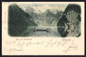Bild des Verk�ufers f�r Ansichtskarte K�nigsee, Blick vom Malerwinkel zum Verkauf von Bartko-Reher