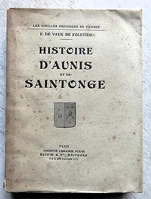 Histoire d'Aunis et de Saintonge