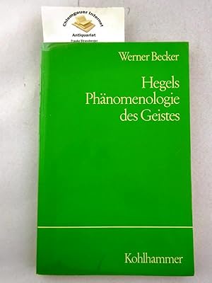 Bild des Verkufers fr Hegels Phnomenologie des Geistes : Eine Interpretation. zum Verkauf von Chiemgauer Internet Antiquariat GbR
