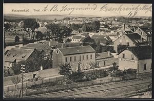 Ansichtskarte Saargemünd, Totale mit Bahnhof im Vordergrund