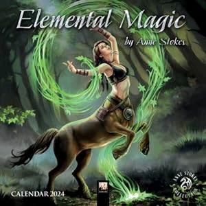 Seller image for Anne Stokes: Elemental Magic Mini Wall Calendar 2024 (Art Calendar) (Calendar) for sale by BargainBookStores