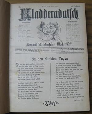 Kladderadatsch. 1903, LVI ( 56. ) Jahrgang, komplett mit den Nummern 1 - 52. - Humoristisch-satir...