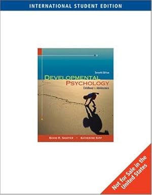Seller image for Developmental Psychology: Childhood and Adolescence (Ise) for sale by WeBuyBooks