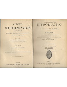 INTRODUCTIO IN U. T. LIBROS SACROS III INTRODUCTIO SPECIALIS