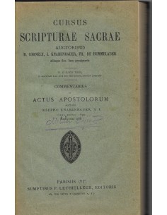 Seller image for COMMENTARIUS IN ACTUS APOSTOLORUM for sale by Librovicios