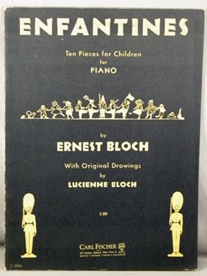 Immagine del venditore per Enfantines; Ten Pieces for Children for Piano. venduto da Bucks County Bookshop IOBA