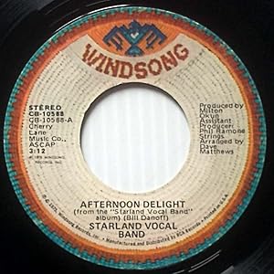 Seller image for Afternoon Delight / Starland [7" 45 rpm Single] for sale by Kayleighbug Books, IOBA