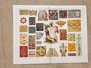 Image du vendeur pour Ornamenti e decorazioni asiatiche del 17-18 secolo Asia Tavola del 1890 mis en vente par LIBRERIA IL TEMPO CHE FU