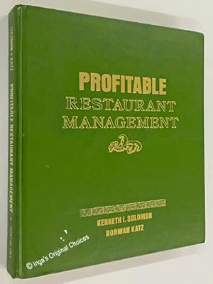 Immagine del venditore per Profitable Restaurant Management venduto da Inga's Original Choices