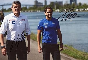 Bild des Verkufers fr Guenther & Pietro Steiner & Fittipaldi Autograph | signed photographs zum Verkauf von Markus Brandes Autographs GmbH