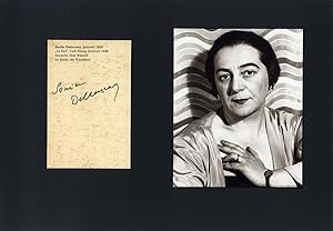 Sonia Delaunay Autograph | signed cards / album pages
