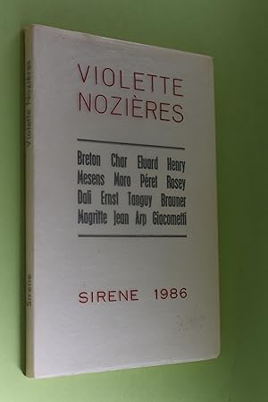 Violette Nozières. - Aus dem Französischen von D. Ausprunk und W. Schmidt.