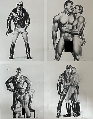 Tom of Finland Black and White Printer's Proof Poster