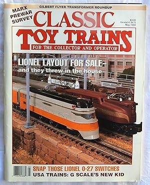 Imagen del vendedor de Classic Toy Trains May 1993 a la venta por Argyl Houser, Bookseller