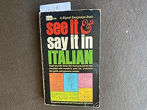 Immagine del venditore per See it Say it in Italian venduto da Book Souk