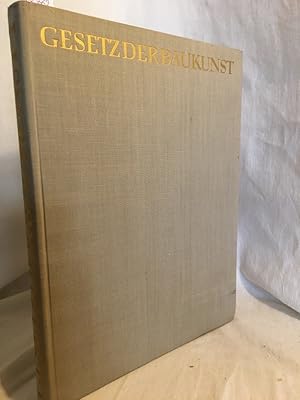 Image du vendeur pour Gesetz der Baukunst: Textband. mis en vente par Versandantiquariat Waffel-Schrder