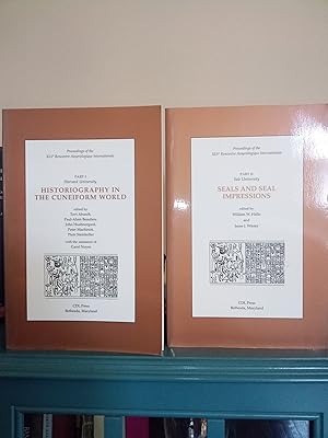 Immagine del venditore per Proceedings of the XLV Recontre Assyriologique Internationale, Part I Historiography in the Cuneiform World, Part II Seals and Impressions, 2 volumes venduto da Library of Religious Thought