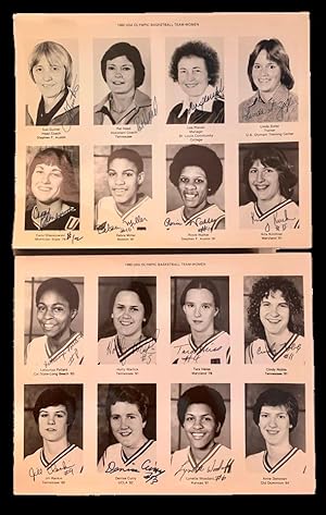 1980 USA Olympic Basketball Women's Team Signed Photographs
