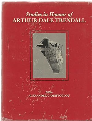 Image du vendeur pour Studies in Honour of Arthur Dale Trendall mis en vente par Turn The Page Books