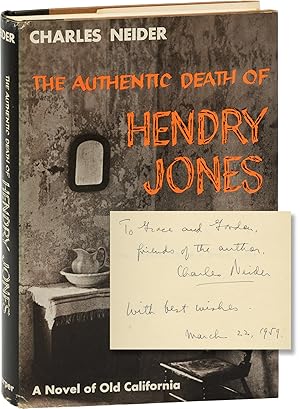 Bild des Verkufers fr The Authentic Death of Hendry Jones: A Novel of Old California (First Edition) zum Verkauf von Royal Books, Inc., ABAA