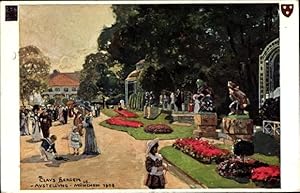 Bild des Verkufers fr Knstler Ansichtskarte / Postkarte Bergen, Claus, Mnchen Bayern, Bayrische Gewerbeschau 1908 zum Verkauf von akpool GmbH
