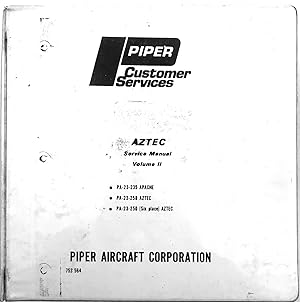 Seller image for Piper Aztec Service Manual Volume II for sale by The Aviator's Bookshelf