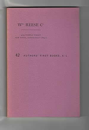 Catalogue 42: First Books And Associated Items. Part I. Catalogue 43: First Books And Associated ...