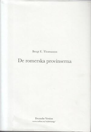 Seller image for De romerska provinserna. for sale by Centralantikvariatet