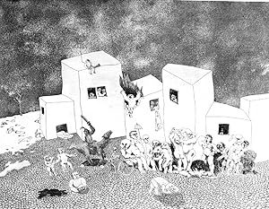 Bild des Verkufers fr Nove acqueforti per le Satire di Giovenale., Breve scritto di Luigi Cavallo. zum Verkauf von Libreria Antiquaria Prandi