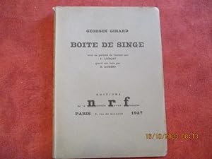 Seller image for Boite de singe. for sale by LE MUSEE DU LIVRE