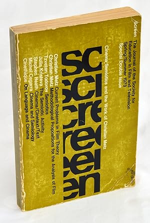 Screen, Spring/Summer 1973. Special Double Issue. Christian Metz