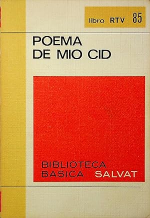 Imagen del vendedor de Poema de mio cid (Biblioteca Bsica Salvat) N85 a la venta por Erase una vez un libro