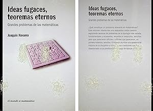 Imagen del vendedor de Ideas fugaces, teoremas eternos: Grandes problemas de las matemticas a la venta por Erase una vez un libro