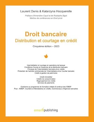 Seller image for Droit de la Distribution bancaire - Edition 5 for sale by BuchWeltWeit Ludwig Meier e.K.