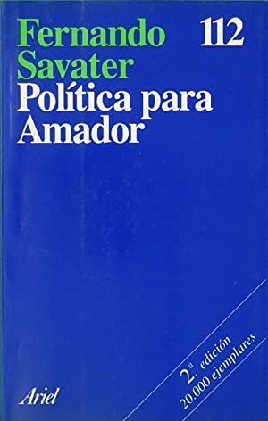 Imagen del vendedor de Poltica para Amador a la venta por Siete Ciudades