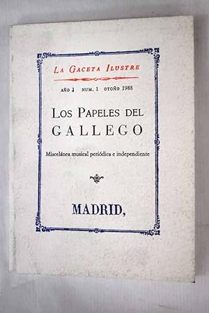 Bild des Verkufers fr Papeles del Gallego, 1, los zum Verkauf von Alcan Libros
