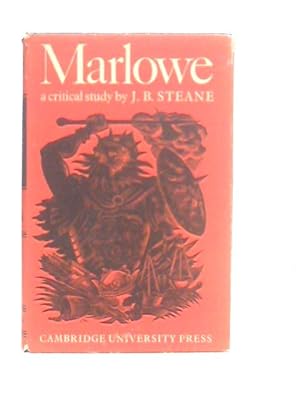 Bild des Verkufers fr Marlowe: A Critical Study zum Verkauf von World of Rare Books