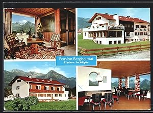 Bild des Verkufers fr Ansichtskarte Fischen, Hotel-Pension Haus Bergheimat zum Verkauf von Bartko-Reher
