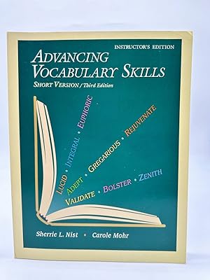 Imagen del vendedor de Advancing Vocabulary Skills Short Version a la venta por Dean Family Enterprise